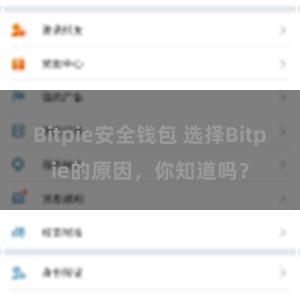 Bitpie安全钱包 选择Bitpie的原因，你知道吗？