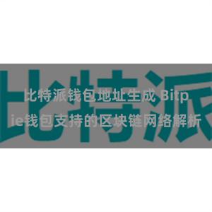 比特派钱包地址生成 Bitpie钱包支持的区块链网络解析