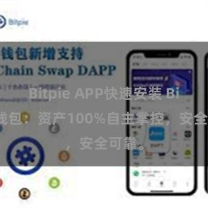 Bitpie APP快速安装 Bitpie钱包：资产100%自主掌控，安全可靠。