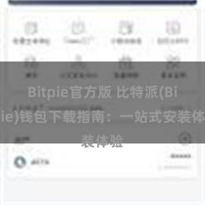 Bitpie官方版 比特派(Bitpie)钱包下载指南：一站式安装体验