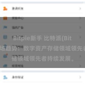 Bitpie新手 比特派(Bitpie)钱包市场趋势：数字资产存储领域领先者持续发展。