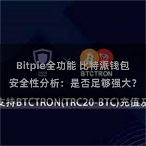 Bitpie全功能 比特派钱包安全性分析：是否足够强大？