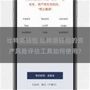 比特派钱包 比特派钱包的资产风险评估工具如何使用？