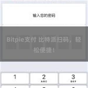 Bitpie支付 比特派扫码，轻松便捷！