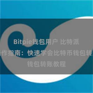 Bitpie钱包用户 比特派转账操作指南：快速学会比特币钱包转账教程
