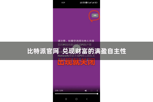 比特派官网  兑现财富的满盈自主性