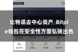 比特派去中心资产  Bitpie钱包在安全性方面弘扬出色